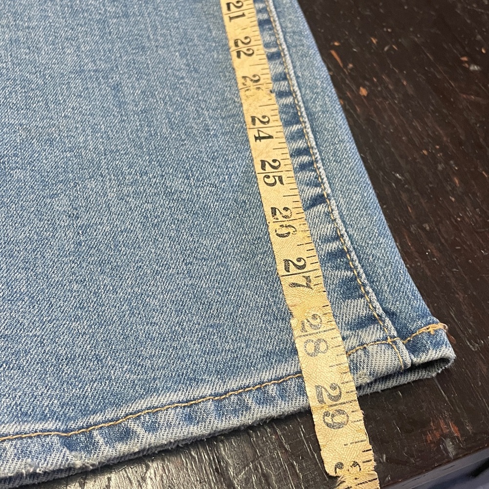 Levi’s Ribcage Straight Ankle Buttonfly Denim Jeans Size 28. - Picture 9 of 10